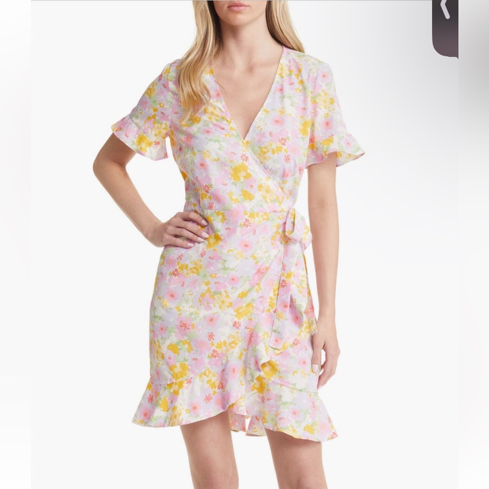 Vero Moda Small wrap dress Pink